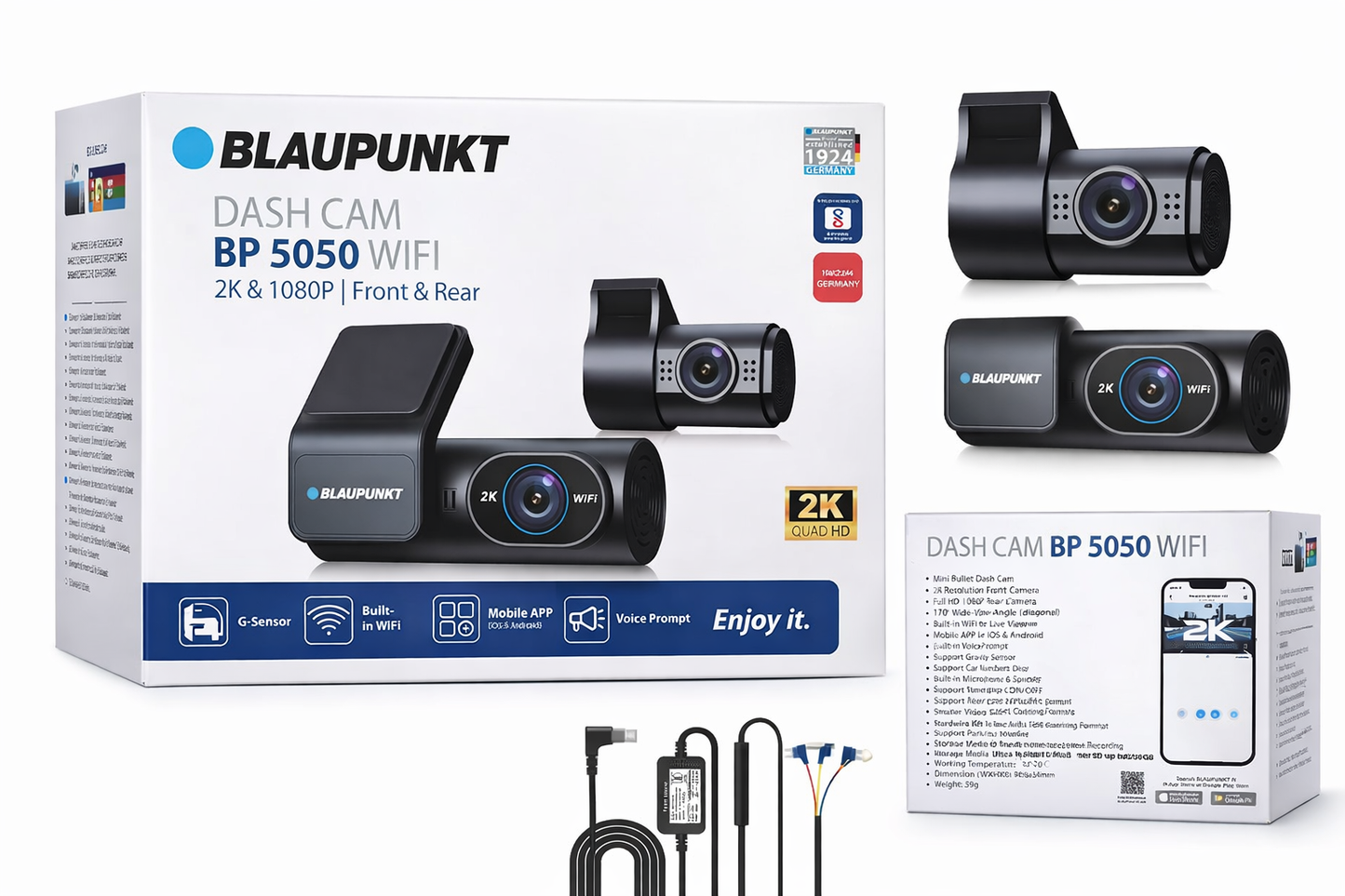 Blaupunkt DashCam - 5050 wifi(dual channel)